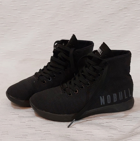 NOBULL Shoes - NOBULL Black High-Top Sneakers Size 7